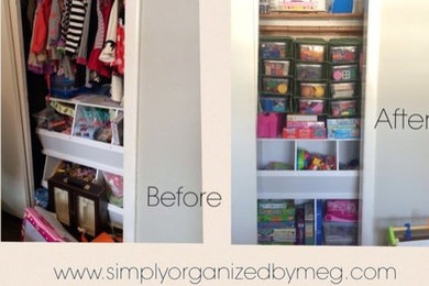 Toy Room Organization Before & Afters