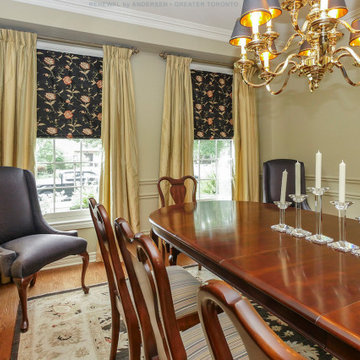 Elegant Dining Room with New White Windows - Renewal by Andersen Greater Toronto