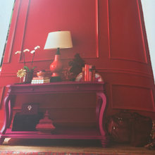Red interiors