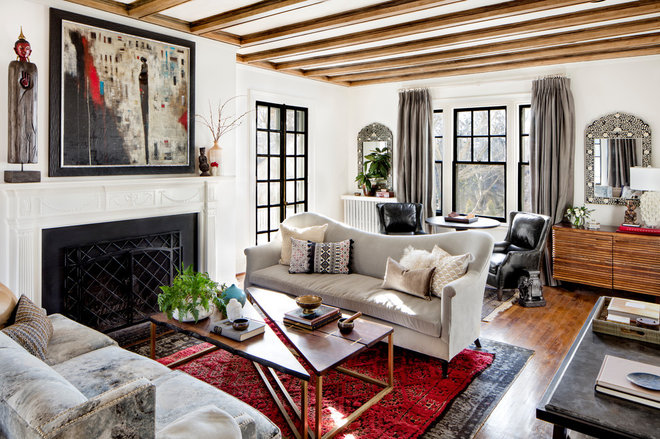 Mediterranean Living Room by STEPHANIE BRADSHAW