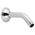 Toto - Toto Transitional Collection Series A 6" Shower Arm Polished Chrome - At TOTO, we design simple, brilliant, and elegant solutions for basic human needs where every innovation and detail is designed with you in mind. Were committed to improving peoples lives and for over a century, weve made products that do just that. The TOTO Transitional Collection Series A 6 inch Shower Arm is a shower component to fit TOTO Transitional Collections Series. Long lasting and durable, this lustrous decorative but functional accent is made of solid brass construction and finished with corrosion-resistant chrome plating.  Features a _ inch NPT connection and includes escutcheon. TOTO creates a clean, relaxed, and refreshing lifestyle by designing for every part of the bathroom and striving to bring more to every moment you spend there.