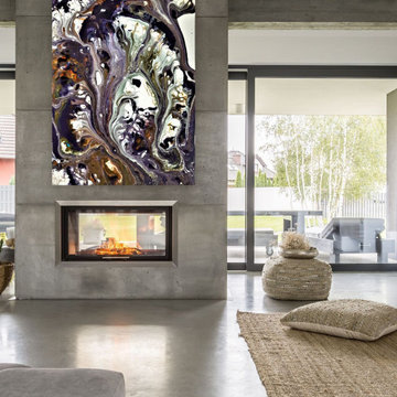 Marbling Art and Blooms for your home