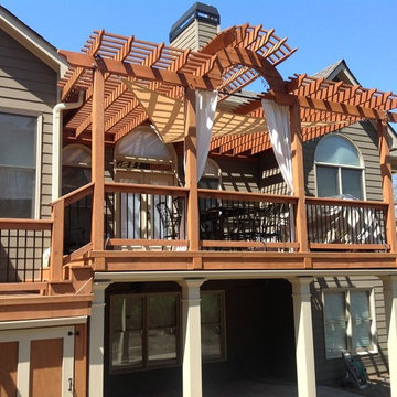 Stunning Pergola and Wrap Around Deck