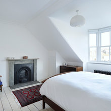 Painted floorboards