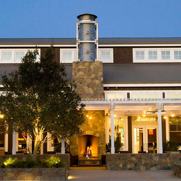 Buildings/Walls Using Basalt Chips (Wine Country Cobble)