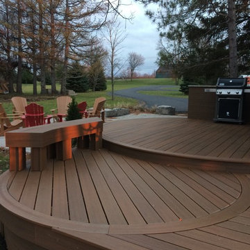 Waterfront Curved Deck