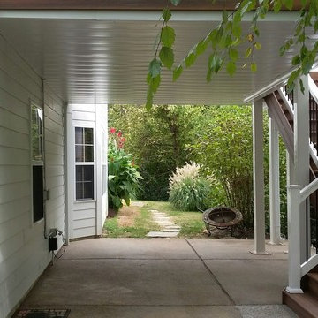 Deck ceiling - Under deck ceiling system
