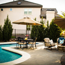 Grass Pool Door