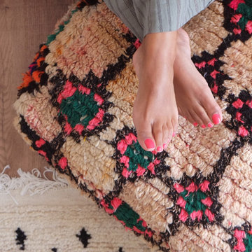 Vintage Style Moroccan Floor Cushions
