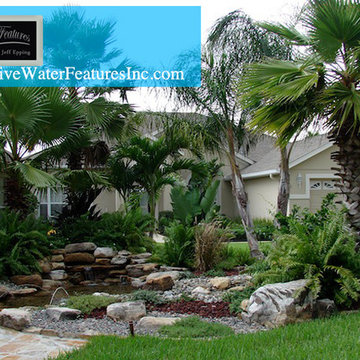 Small pool waterfall