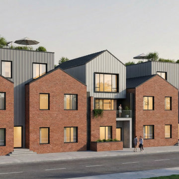 Delft: Contemporary Townhome Architecture In Alpharetta
