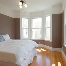 brown to beige walls