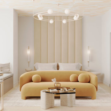 Modern and Trendy Bedroom Interior Design For Small Hotel Apartment