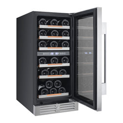 28 Bottle Dual Zone Wine Cooler - Beer And Wine Refrigerators