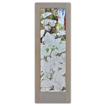 Front Door - Anthurium - Alder Clear - 36" x 80" - Book/Slab Door