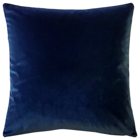 Castello Velvet Throw Pillows, Complete Pillow with Insert (18 Colors, 3 Sizes)