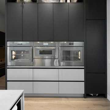 The Edge - Modern Kitchen Designed and Built for New OKC Home