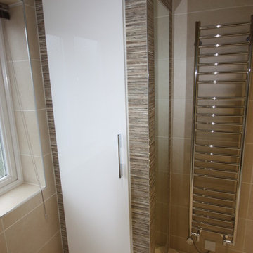 A Boutique Bathroom With Spacious Shower in Harborne