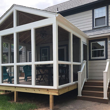 Screened in deck