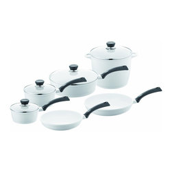 SignoCast Pearl 10 Piece Aluminum Cookware Set - Cookware Sets