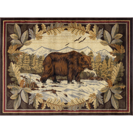 Cabin Life CBL3008 Multi 2 ft. x 3 ft. Lodge Area Rug