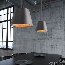 Zuo Promise Ceiling Lamp Concrete Gray - SKU: 50203 - Pendant Lighting