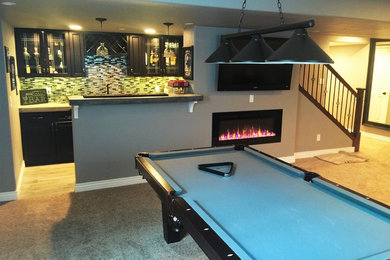 Inspiration for a basement remodel in Denver