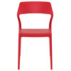 Snow Dining Chair, Red, Set of 2