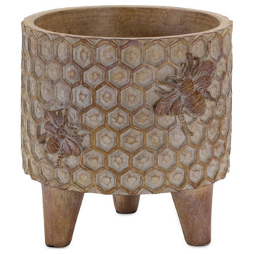 Decorative Pot With Legs, 2-Piece Set