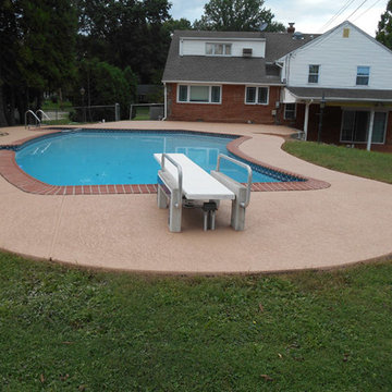 Slip-free Pool Deck