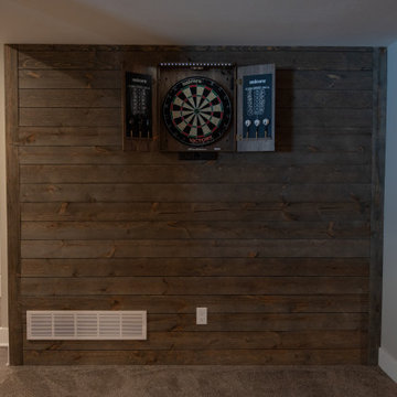 Finished Basement with Bar, Wine Room and Bathroom in Grand Rapids, MI