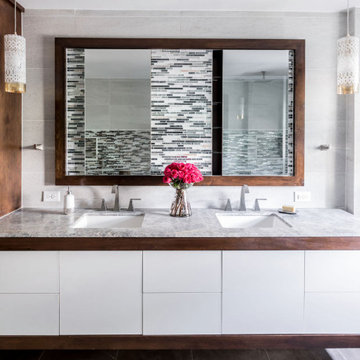 Sleek, Sophisticated Bath Remodel - Memorial, Houston, TX