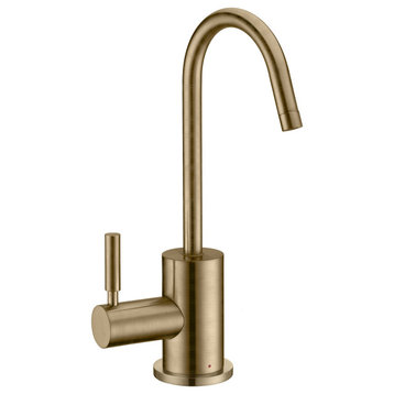 Whitehaus WHFH-H1010 Forever Hot Point of Use Modern Hot Water - Antique Brass