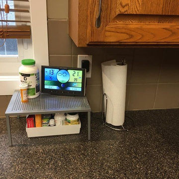 Pantry Organization - basket to hold vitamins