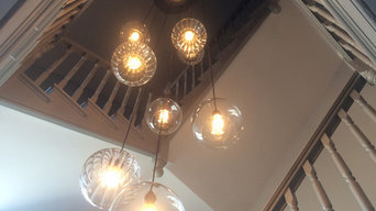 Pendant Cluster Chandelier in a stunning Barn Conversion