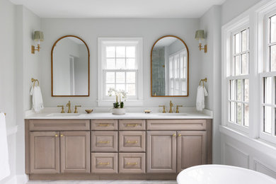 Inspiration for a transitional bathroom remodel in DC Metro