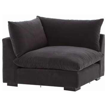 Gabby Modern Charcoal Gray Sectional Corner Chair