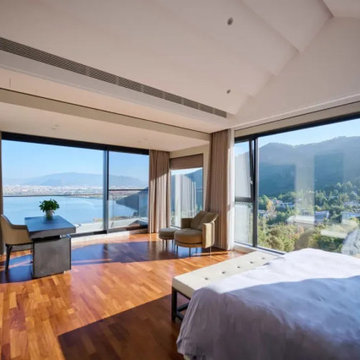 Narrow-Fan Lift-and-Slide Door