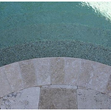 59 - Tuscany Pool with a Travertine Deck