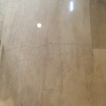 Travertine floor repair