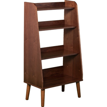 Berritza Midcentury Modern Bookshelf - Wood Grain