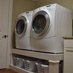 Washer/Dryer Stand - Traditional - Laundry Room - San Diego