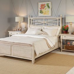 American Drew 114-324W Americana Home Low Post Panel Footboard 5/0 - Beds