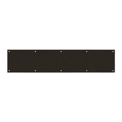 Designers Impressions - Designers Impressions Oil Rubbed Bronze 6"x30" Kick Plate - Door Locks