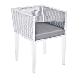 Silver Sequin Chair - Dining Chairs