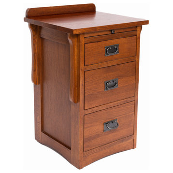 Mission 3-Drawer End Table