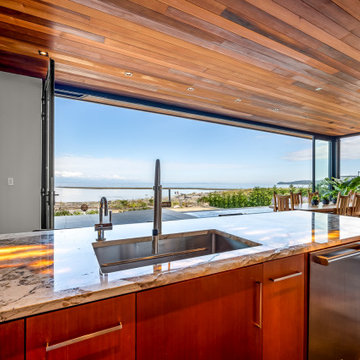 Oceanfront Home Captures Nature’s Drama with NanaWall Stacking Glass Doors