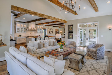 Example of a transitional living room design in DC Metro