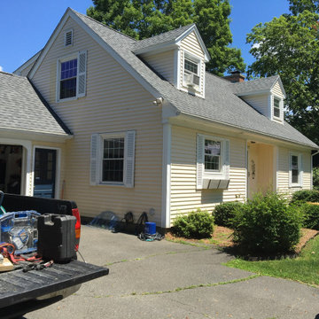 Replacing aluminum siding with Hardie Plank in Hatfield