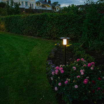 Beautiful garden lighting design project